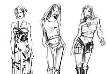 John Killian Nelson's Beauty / Fashion storyboard art