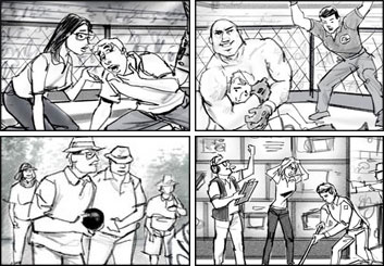 John Killian Nelson's Sports storyboard art