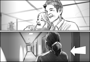 Mercer Boffey's People - B&W Tone storyboard art