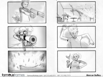 Mercer Boffey's Shootingboards storyboard art