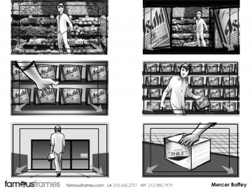 Mercer Boffey's Shootingboards storyboard art