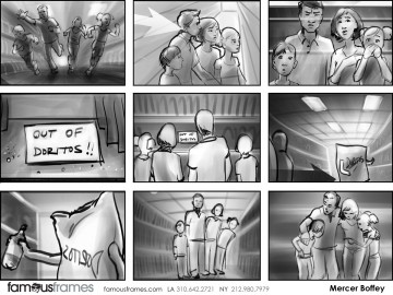 Mercer Boffey's Shootingboards storyboard art