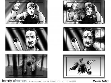 Mercer Boffey's Shootingboards storyboard art