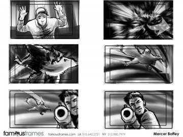 Mercer Boffey's Shootingboards storyboard art