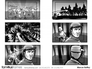 Mercer Boffey's Shootingboards storyboard art