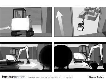 Mercer Boffey's Shootingboards storyboard art