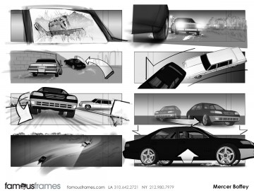 Mercer Boffey's Shootingboards storyboard art