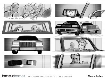 Mercer Boffey's Shootingboards storyboard art