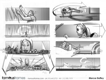 Mercer Boffey's Shootingboards storyboard art