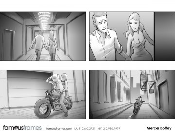 Mercer Boffey's Shootingboards storyboard art