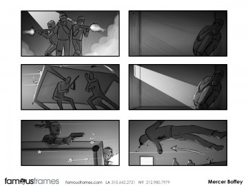 Mercer Boffey's Shootingboards storyboard art