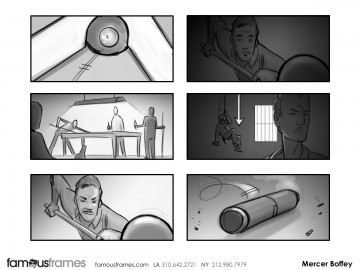 Mercer Boffey's Shootingboards storyboard art