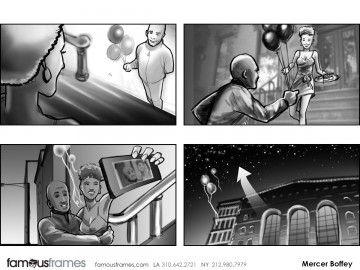 Mercer Boffey's Shootingboards storyboard art