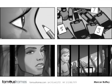 Mercer Boffey's Shootingboards storyboard art