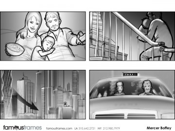 Mercer Boffey's Shootingboards storyboard art