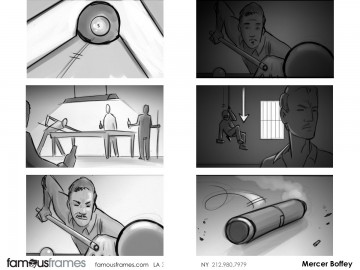 Mercer Boffey's Shootingboards storyboard art