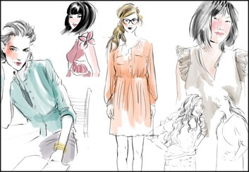 Kathy Berry's Beauty / Fashion storyboard art