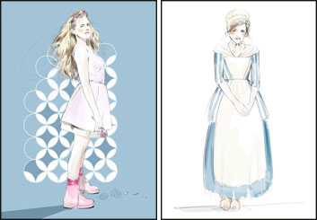 Kathy Berry's Beauty / Fashion storyboard art