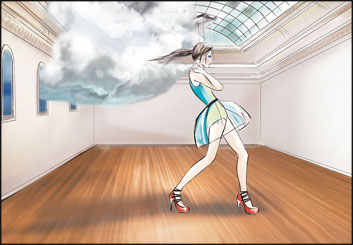 Kathy Berry's Beauty / Fashion storyboard art