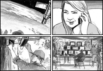 Kathy Berry's Shootingboards storyboard art