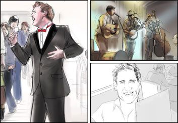 Kathy Berry's Likenesses storyboard art