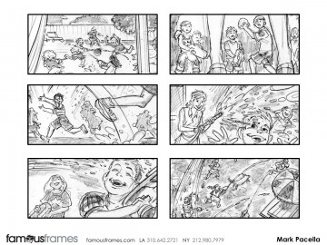 Mark Pacella*'s People - B&W Tone storyboard art