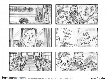 Mark Pacella*'s People - B&W Tone storyboard art