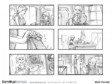 Mark Pacella*'s People - B&W Tone storyboard art