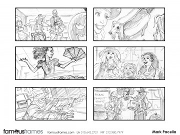 Mark Pacella*'s People - B&W Tone storyboard art