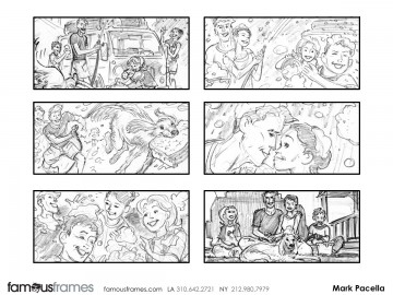 Mark Pacella*'s People - B&W Tone storyboard art