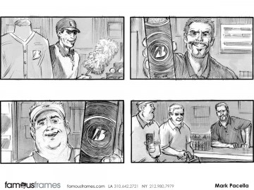 Mark Pacella*'s People - B&W Tone storyboard art