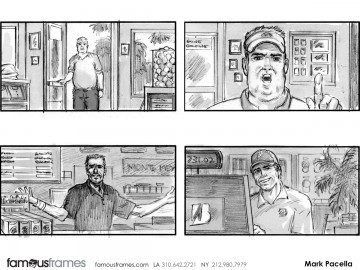 Mark Pacella*'s People - B&W Tone storyboard art