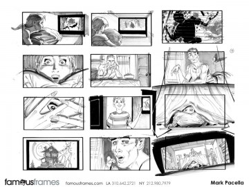 Mark Pacella*'s People - B&W Tone storyboard art