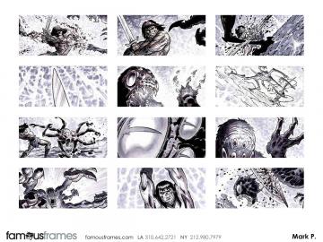 Mark Pacella*'s Action storyboard art