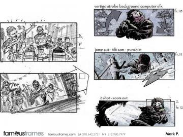 Mark Pacella*'s Action storyboard art