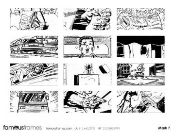 Mark Pacella*'s Action storyboard art