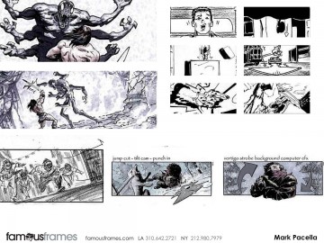 Mark Pacella*'s Action storyboard art