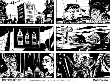 Mark Pacella*'s Comic Book storyboard art