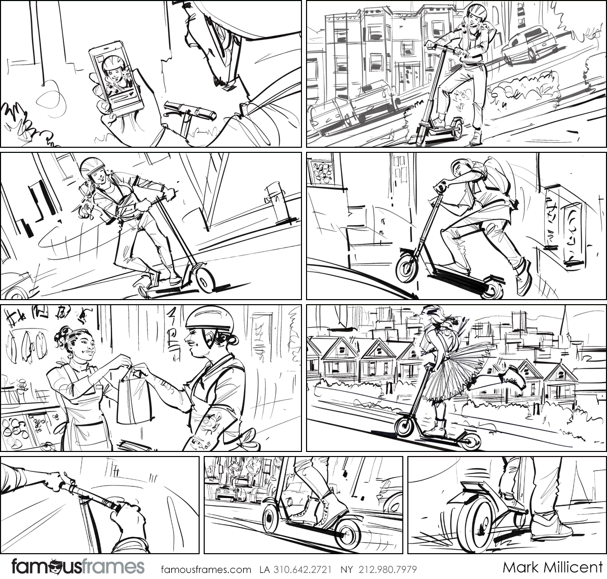 Mark Millicent's People - B&W Line storyboard art (Image #96150_114_1621988458)