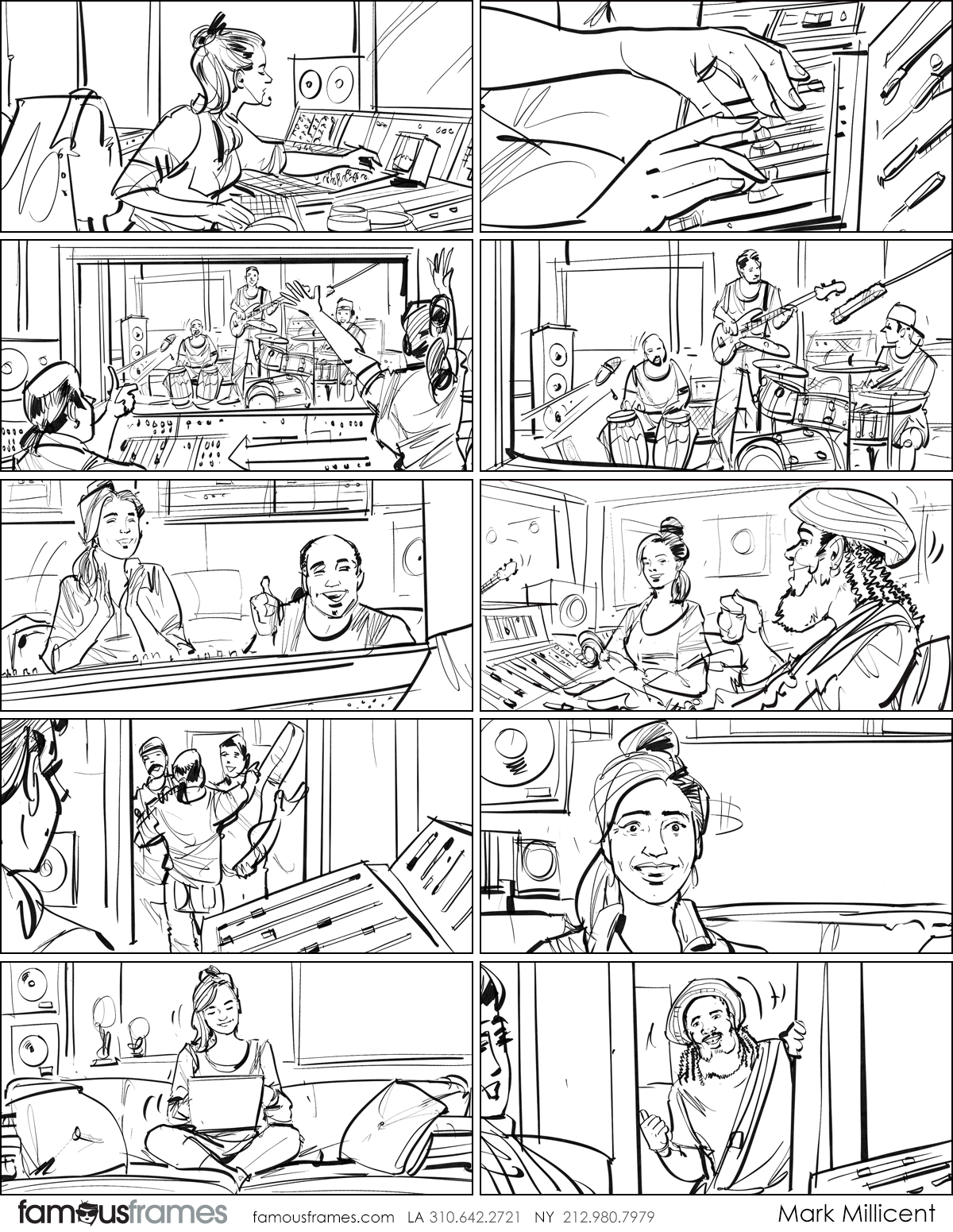 Mark Millicent's People - B&W Line storyboard art (Image #96150_114_1621988483)