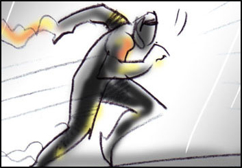 Mark Millicent's Sports storyboard art